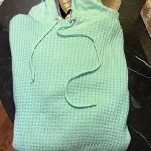 T Talbots hooded sweater small